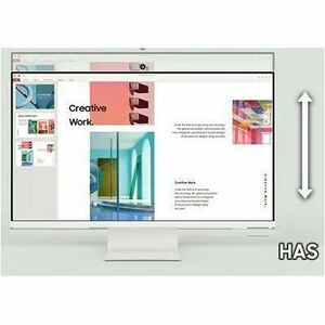 Samsung S32FM803UE 32" Class Smart LCD Monitor - 16:9 - Warm White - 32" Viewable - Vertical Alignment (VA) - 3840 x 2160 