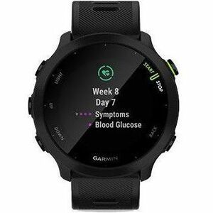 Garmin Forerunner 55 Smartwatch - 42 mm Case Height - 42 mm Case Width - Nero Colore della struttura - Silicone Band Mater