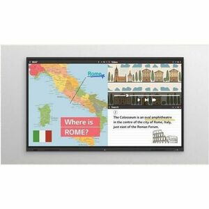 LG CreateBoard 86TR3DQ-B 2184.40 mm 4K UHD LCD Collaboration Display - ARM Cortex A73 + A53 - 8 GB - Touchscreen - 16:9 As