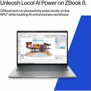 ZBook 8 G2a Ryzen AI 9 HX PRO 470 14IN Touch screen WUXGA (1920x1200) RAM 32GB (2x16GB) DDR5-5600 1TB NVMe SSD Integrated 