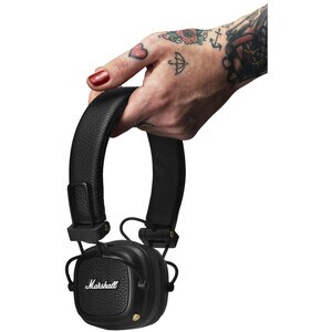 Marshall Major III Com fios/sem fios Headset, Na orelha Estéreo Fone de ouvido - Preto - Binaural - Circum-auditivo - 1000