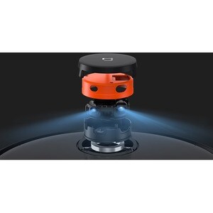 MI Vacuum-Mop P STYJ02YM Robot Vacuum/Mop - Black - 550 mL Dust Capacity - 200 mL Water Tank Capacity - Turbo Brush - Marb