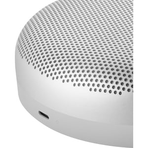 B&O Beosound A1 2nd Gen Portable Bluetooth Smart Speaker - Alexa Supported - Gray Mist - 55 Hz to 20 kHz - 360° Circle Sou