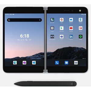 Microsoft Surface Duo 256 GB Smartphone - 20,6 cm (8,1 Zoll)AMOLED2700 x 1800 - Qualcomm Kryo 485Single-Core 2,84 GHz - 6 
