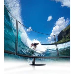 Samsung C32T550FDR 80 cm (31,5 Zoll) Full HD Gekrümmter Bildschirm LCD-Monitor - 16:9 Format - Blau, Grau - 812,80 mm Clas