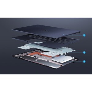 Asus ExpertBook B1 B1500 B1500CEAE-C73P-CA 15.6" Notebook - Full HD - Intel Core i7 11th Gen i7-1165G7 - 12 GB - 512 GB SS