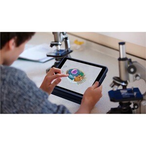 Housse/Clavier Logitech Rugged Combo 3 Touch Durci Apple iPad (7e géneration), iPad (8e génération) Tablette - Bleu classi