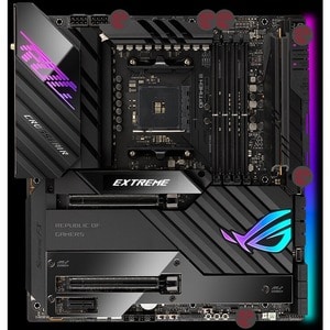 Asus ROG Crosshair VIII Extreme Desktop Motherboard - AMD X570 Chipset - Socket AM4 - Extended ATX - Ryzen 7, Ryzen 7 PRO,