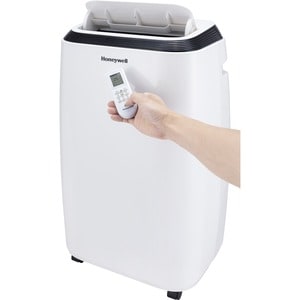 Honeywell HM2CESAWK8 Portable Air Conditioner - 11000 BTU - 500 Sq. Ft. Coverage - Dehumidifier - Remote Control - White