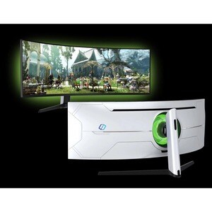 Monitor LCD Samsung Odyssey Neo G9 S49AG950NP 1244,6 mm (49") Class Dual Quad HD (DQHD) Schermo curvo - 32:9 - Nero, Bianc