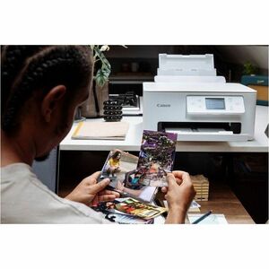 Imprimante Jet d'Encre Multifonction Canon PIXMA TS7650i Sans fil - Couleur - Blanc - Copieur/Imprimante/Scanner - Résolut