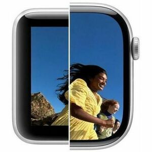 Apple Watch Series 10 Smartwatch - 46 mm Case Height - 39 mm Case Width - Silber Case Color - Blue Cloud Band Color - Alum