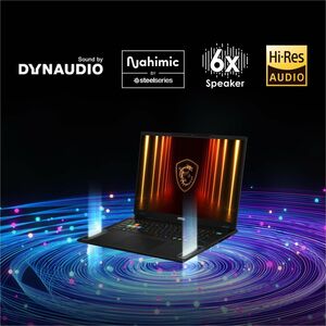 MSI Stealth A18 AI+ Stealth A18 AI+ A3XWJG-006US 18" Copilot+ PC Gaming Notebook - UHD+ - 120 Hz - AMD Ryzen AI 9 HX 370 -