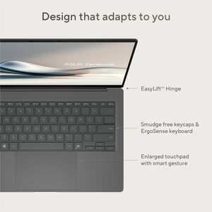 Asus Zenbook A14 UX3407 UX3407QA-QD420W 35.6 cm (14") Clamshell Copilot+ PC Notebook - WUXGA - Qualcomm Snapdragon X X1-26