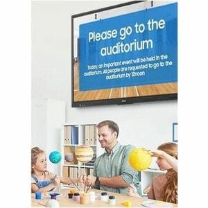 Samsung 75" Interactive eBoard - 75" LCD - Infrared (IrDA) - Touchscreen - 3840 x 2160 - 400 cd/m² - 1,200:1 Contrast Rati