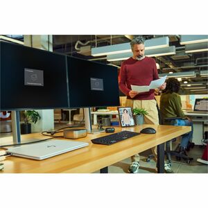 HP G6 Thunderbolt 4 扩展插口 用于 显示器, 笔记本电脑 - 充电功能 - 5 x USB端口 - 3 x USB A 型端口 - USB Type-A - 2 x USB C 型端口 - C型USB - 网络 (RJ-45