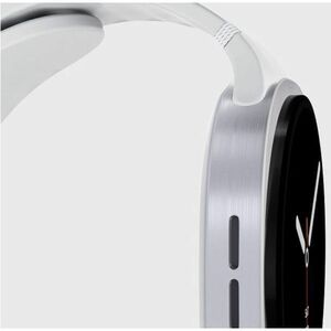 Samsung Galaxy Watch8 SM-L330 Smartwatch - 46 mm Case Height - 43,70 mm Case Width - Silber Case Color - Weiß Band Color -