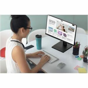 Hannspree EB241CJB 24" Class Full HD LED Monitor - 16:9 - 60.5 cm (23.8") Viewable - Twisted nematic (TN) - LED Backlight 