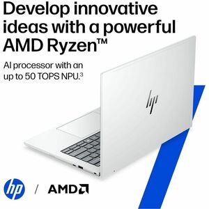 HP EliteBook 8 G2a 35.6 cm (14") Copilot+ PC Notebook - WUXGA - AMD Ryzen AI 5 Ryzen AI 400 435 - 16 GB - 512 GB SSD - Sma