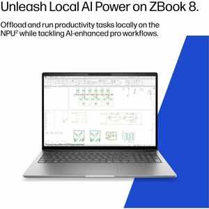 ZBook 8 G2i U9-386H 14IN Touch screen WUXGA (1920x1200) RAM 32GB (2x16GB) DDR5-5600 1TB NVMe Gen5 SSD RTX500 Pro 6GB IR We