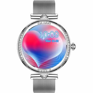 Carneo Seinna HR+ Smart Watch - 11.50 mm Case Thickness - 39.50 mm Case Width - Women - Silver, Rose Gold Body Color - Sil