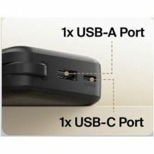 Belkin UltraCharge Stromspeicher - Schwarz - für iPhone, Smartphone, Android-Gerät, USB Typ C Gerät, Tablet-PC, iPad, iPad