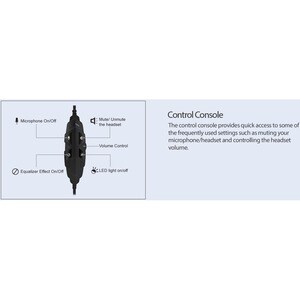Adesso Xtream G3 Wired Over-the-head Stereo Gaming Headset - Black - Binaural - Circumaural - 20 Ohm - 15 Hz to 20 kHz - 2