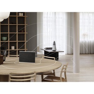 Bang & Olufsen Beosound Level Portable Bluetooth Smart Speaker - 105 W RMS - Google Assistant Supported - Natural, Dark Gr