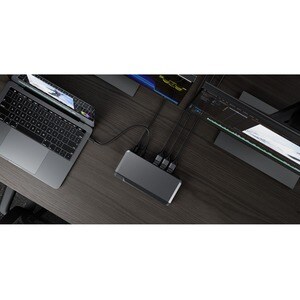 Universal Dock Triple Display Screen 4K docking station with 100W power delivery PD  DP Alt Mode USB-C and USB-A devices