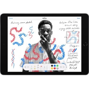 Apple iPad (9th Generation) A2602 Tablet - 10.2" - Apple A13 Bionic Hexa-core - 256 GB Storage - iPadOS 15 - Space Gray - 