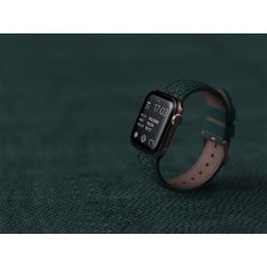 Njord byELEMENTS Salmon Leather Watch Strap - Apple Watch 44/45mm - Jörð. Type de produit: Collier, Type de dispositif com