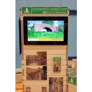AllSee Slimline Pro PF22HD9 22" LCD Digital Signage Display - 24 Hours/7 Days Operation - In-plane Switching (IPS) Technol