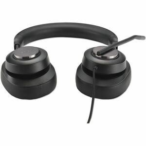 Kensington H2000 Wired Over-the-ear Stereo Headset - Black - Binaural - Ear-cup - 32 Ohm - 20 Hz to 20 kHz - 182.9 cm Cabl