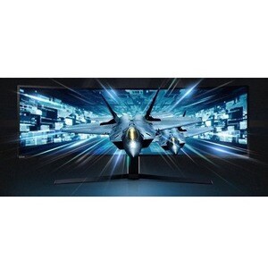Monitor LCD Samsung Odyssey Neo G9 S49AG950NP 1244,6 mm (49") Class Dual Quad HD (DQHD) Schermo curvo - 32:9 - Nero, Bianc