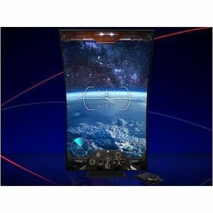 Samsung Odyssey Ark S55CG970NU 55 Zoll Klasse 4K UHD Gekrümmter Bildschirm Smart Gaming Mini-LED-Monitor - 16:9 Format - S