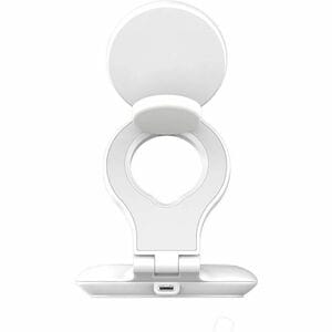 j5create JUPW3415 Induction Charger - White - For iPhone - Input connectors: USB - Magnetic, Foldable, Overheat Protection