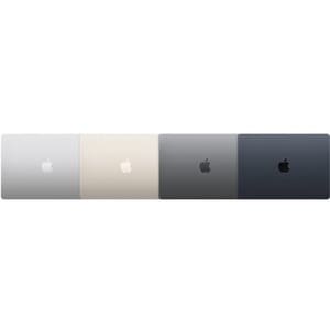 Apple MacBook Air MW1L3D/A 38,9 cm (15,3 Zoll) Notebook - Apple M4 - 16 GB - 256 GB SSD - Deutsch Tastatur - Mitternacht -