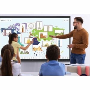 Optoma Creative Touch 3863RK Collaboration Display - 86" LCD Cortex A72 + A53 - 8 GB - Infrared (IrDA) - Touchscreen - 384