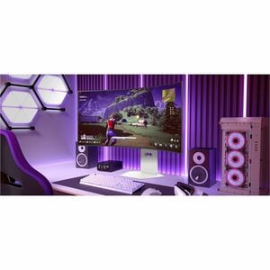 LG UltraGear 34GX90SA-W 34 Zoll Class UW-QHD Gekrümmter Bildschirm Gaming-OLED-Monitor - 21:9 Format - 86,4 cm (34 Zoll) V