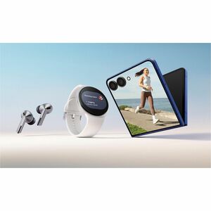 Samsung Galaxy Watch8 SM-L330 Smart Watch - 46 mm Case Height - 43.70 mm Case Width - Silver Case Color - White Band Color