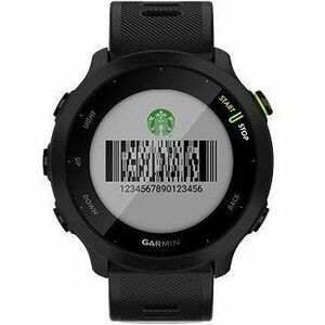 Garmin Forerunner 55 Smartwatch - 42 mm Case Height - 42 mm Case Width - Nero Colore della struttura - Silicone Band Mater