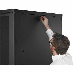 APC NetShelter SV, Server Rack Enclosure, 42U, 600W x 1060 D mm, with Sides, Black, Single Rack Unassembled - 42U Rack Hei