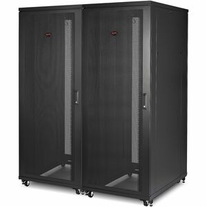 APC NetShelter SV, Server Rack Enclosure, 42U, Black, 2057H x 800W x 1060D mm, with Roof, Castors, Feet, 4 Brackets, Botto