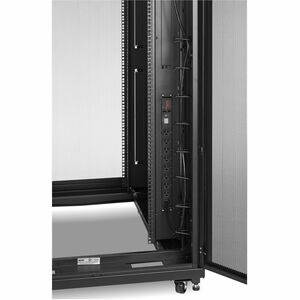 APC by Schneider Electric NetShelter SV 42U Rack Cabinet - 482.60 mm Rack Width - Black - 459.94 kg Dynamic/Rolling Weight
