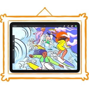 Apple iPad . Bildschirmdiagonale: 25,9 cm (10.2 Zoll), Display-Auflösung: 2160 x 1620 Pixel, Bildschirmtechnologie: LED. I
