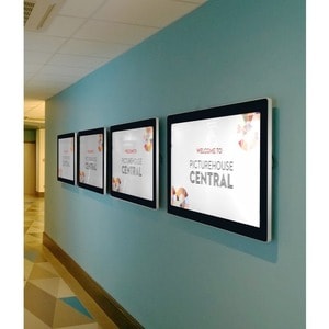AllSee Slimline Pro PF22HD9 22" LCD Digital Signage Display - 24 Hours/7 Days Operation - In-plane Switching (IPS) Technol