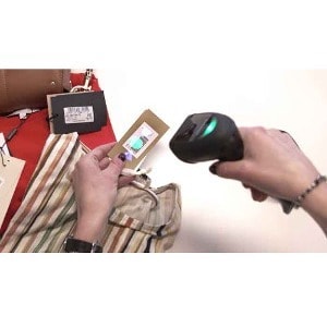 Handheld Barcode Scanner - Cable Connectivity - Black - Base Station/Charger - 510.54 mm Scan Distance - 1D, 2D - LED - Im