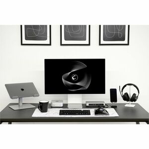 Kensington H3000 Wireless Over-the-ear, Over-the-head Stereo Headset - Black - Google Assistant, Siri - Binaural - Ear-cup