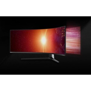 Monitor LCD Samsung Odyssey Neo G9 S49AG950NP 1244,6 mm (49") Class Dual Quad HD (DQHD) Schermo curvo - 32:9 - Nero, Bianc