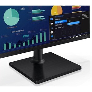 Samsung F24T450FQR 24" Class Full HD Gaming LCD Monitor - 16:9 - Black - 61 cm (24") Viewable - In-plane Switching (IPS) T